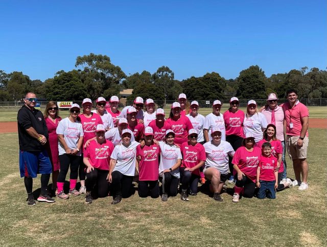 Breast Cancer Awareness Day team photo