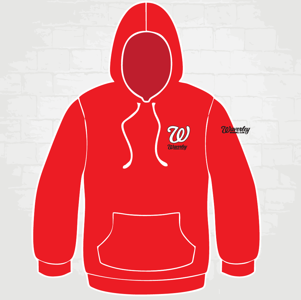 Red Hoody - W logo