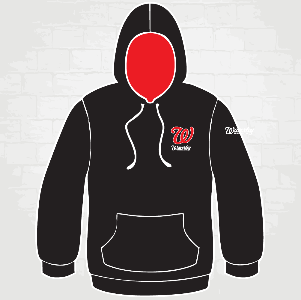 Black Hoody - W logo